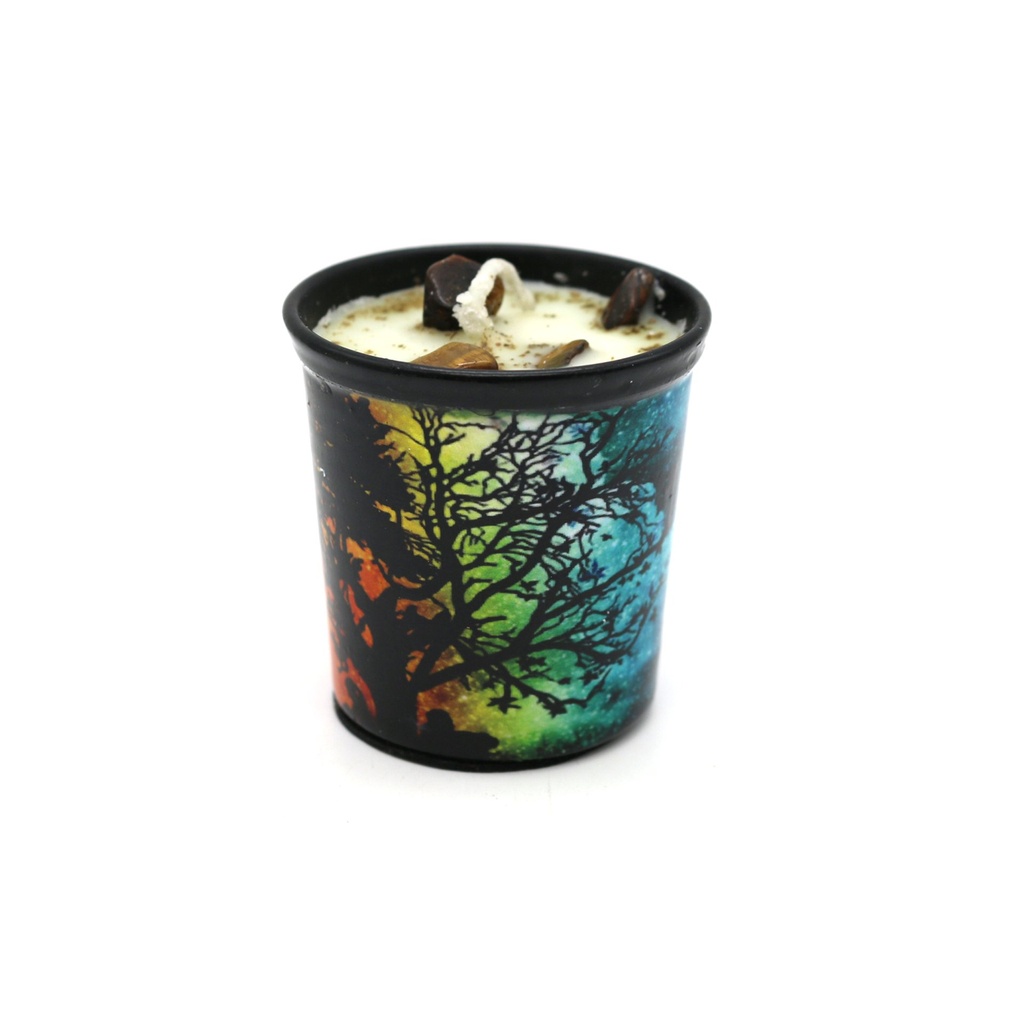 Mystic Tree Scented Votive Candle – 4"