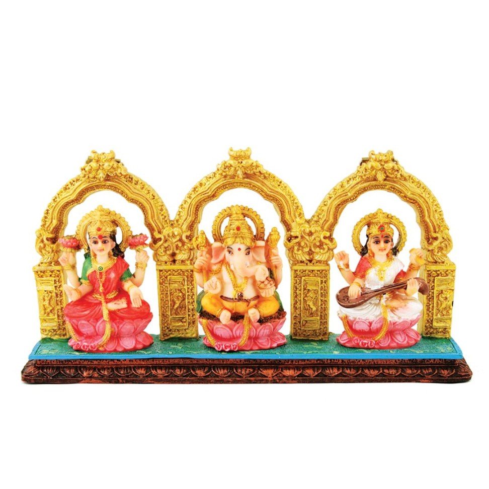 Laxmi Ganesh Saraswati (4.5")