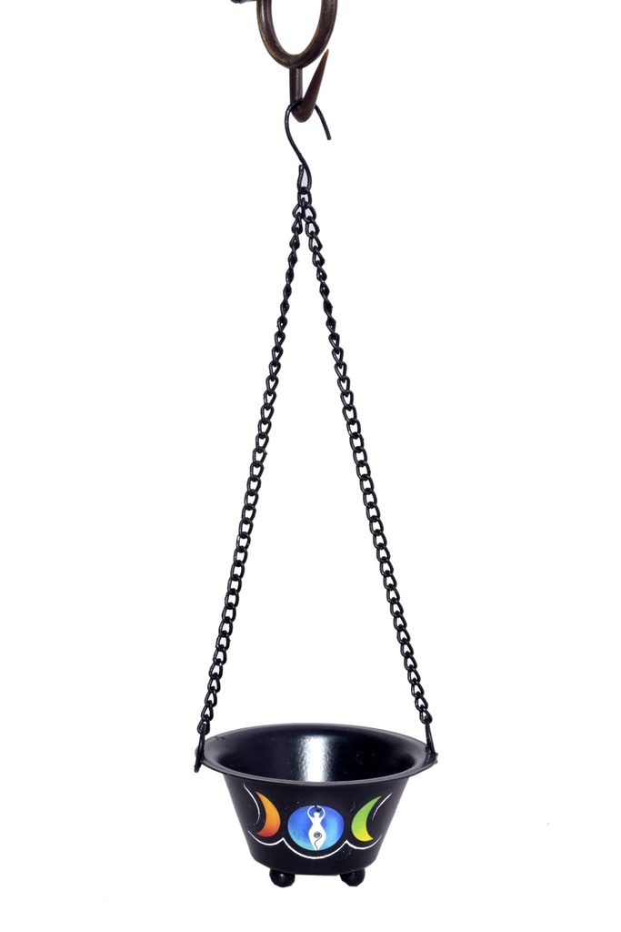 [14223] Triple Moon Goddess Hanging Burner Bowl – 3.25"