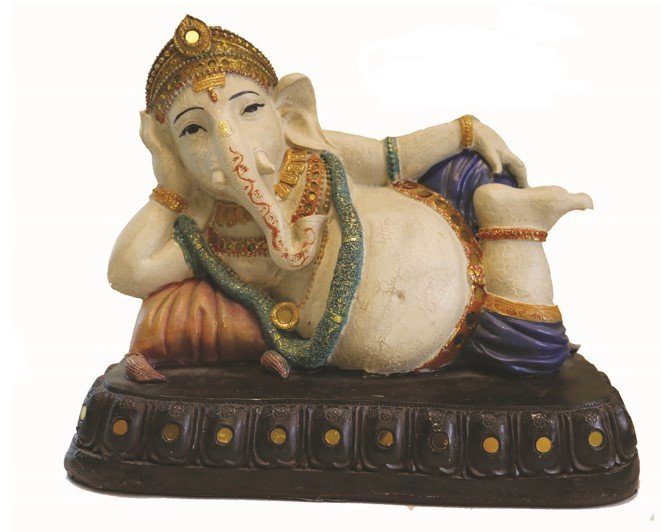 RESTING GANESHA 14"