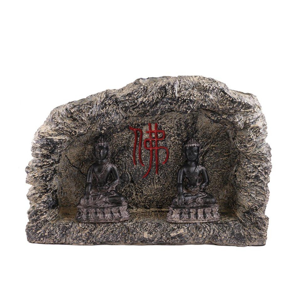 Buddha Cave Tea Light Holder 13x9"