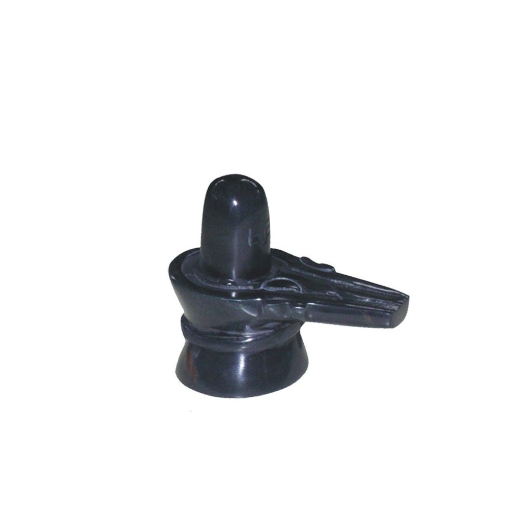 Black Marble Shivling 3"
