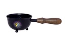 Celestial Metal Smudge Pot w/ Handle – 3"