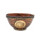 Flower of Life Metal Smudge Bowl – 4"