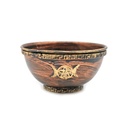 Triple Moon Metal Smudge Bowl – 4"