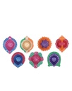 Diya Hand Painted Assorted styles (3”) (Dozen Pack)