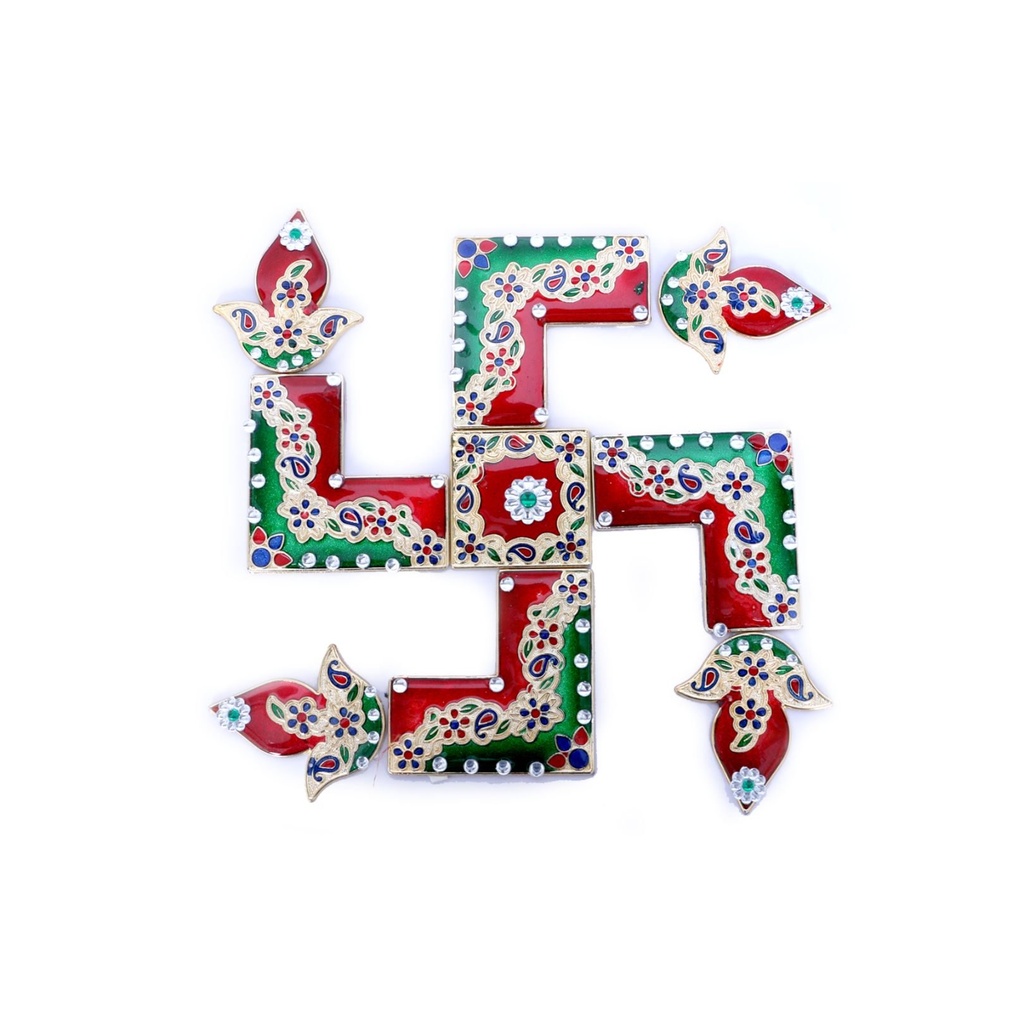DECORATED ACRYLIC RANGOLI
