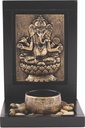 Ganesh Tealight Holder – 6.5" Polyresin