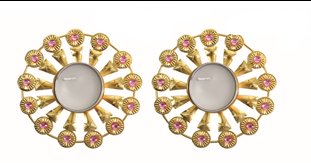 TEA LIGHT DIYA 6" SET OF 2