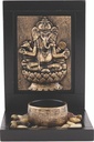 Ganesha Tealight Holder – 6.5" Polyresin