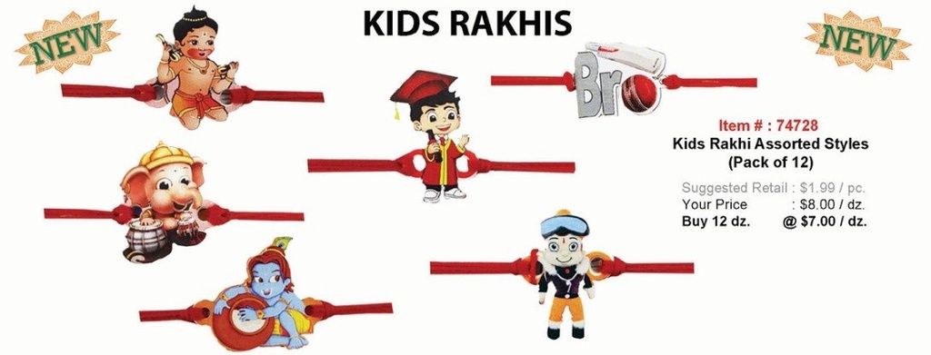 Kids Rakhi – Assorted