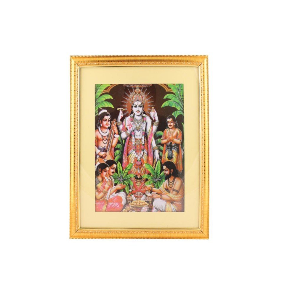 Wooden Frame Divine Picture 15x12.5