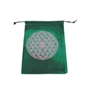Cosmic Bloom Velvet Tarot Card Bag