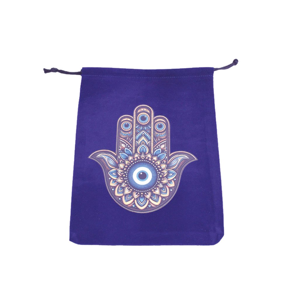 [14294] Sacred Palm Velvet Tarot Card Bag