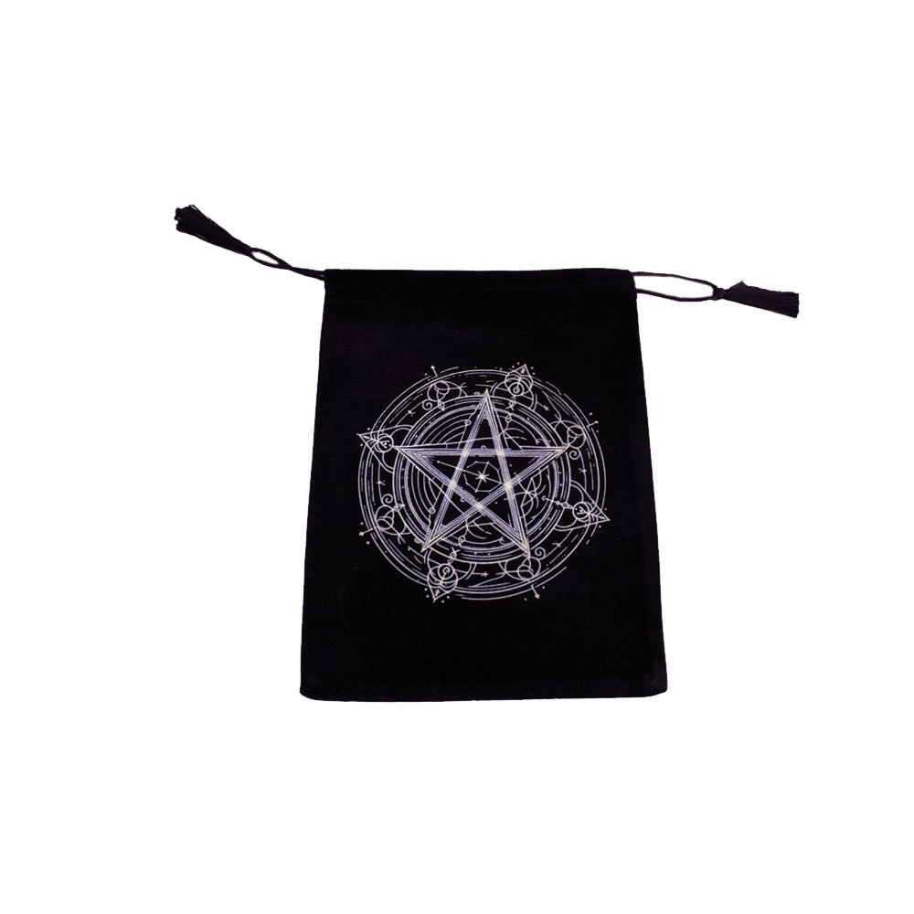 [14298] Sacred Star Velvet Tarot Card Bag