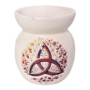 Triquetra Ceramic Oil Burner – 3"