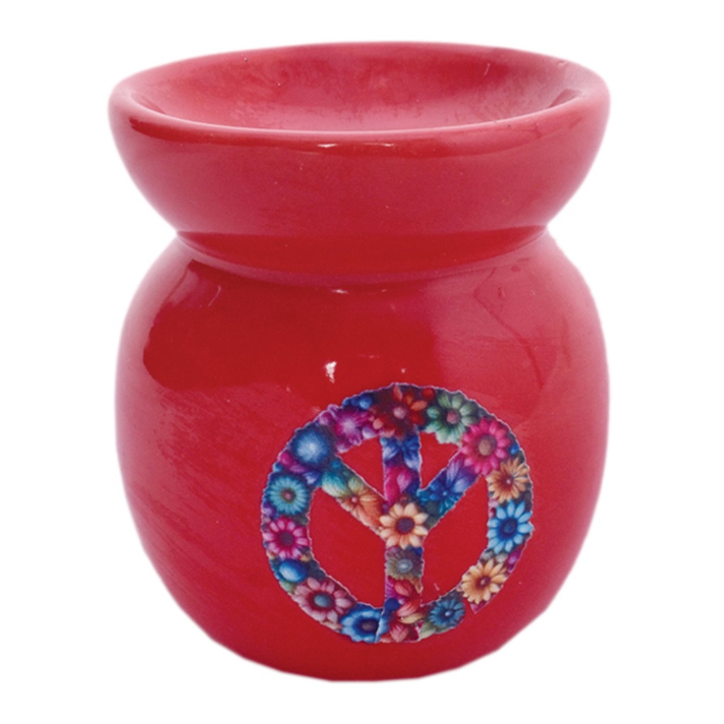 [14315] Peace Ceramic Oil Burner – 3"