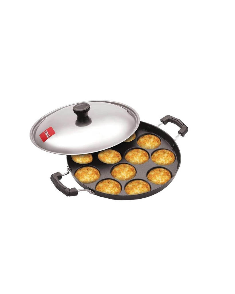 Appam Patra 12 cups with Lid