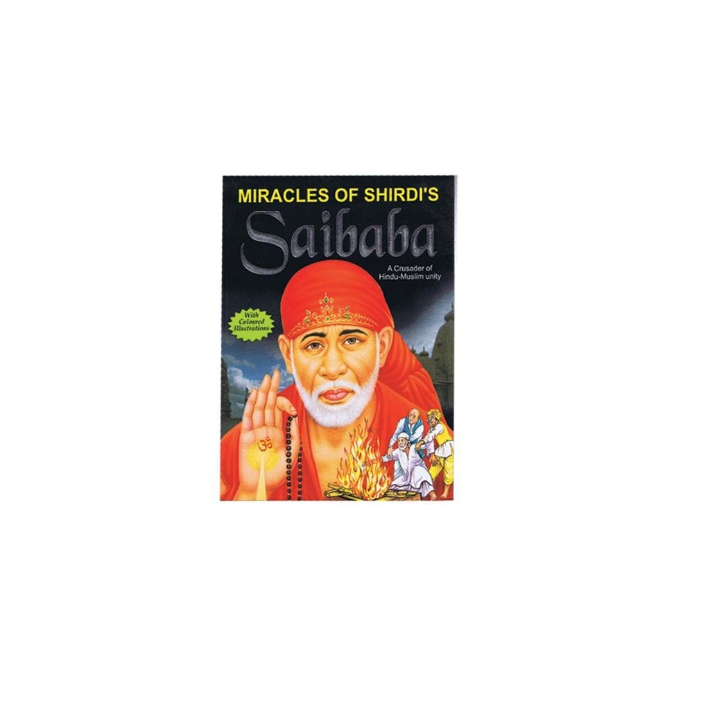 Mircles of Saibaba (In Hindi, English, Roman)- 40 pages