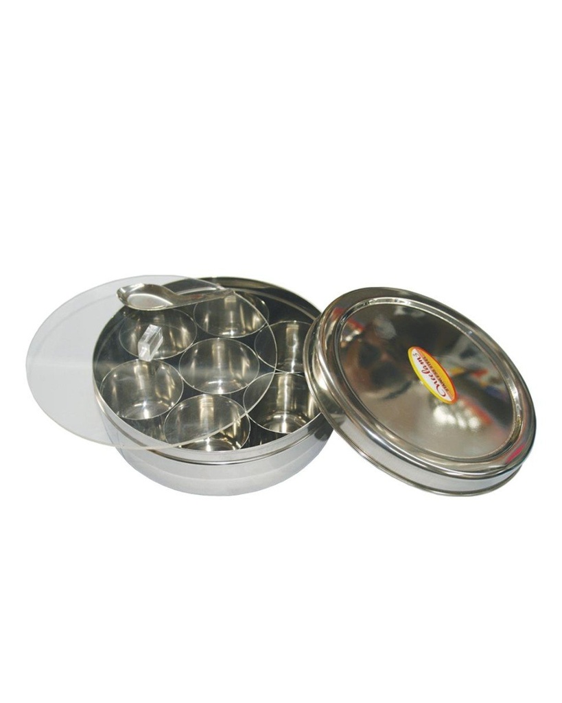Spice Box with Spoon (8”)