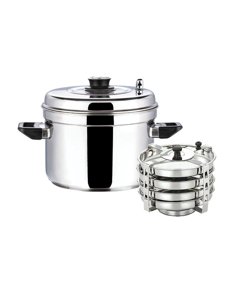 Dhokla Cooker with 4 Plates Dhokla Stand