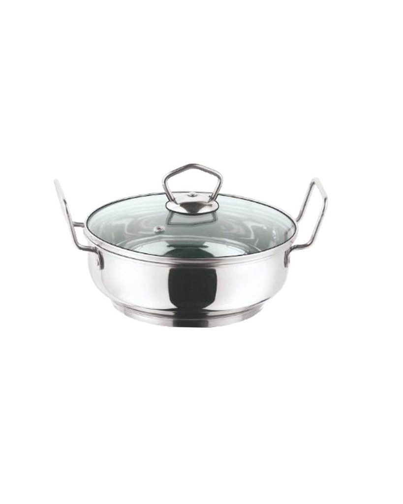 Stainless Steel Kadhai (8.5”)