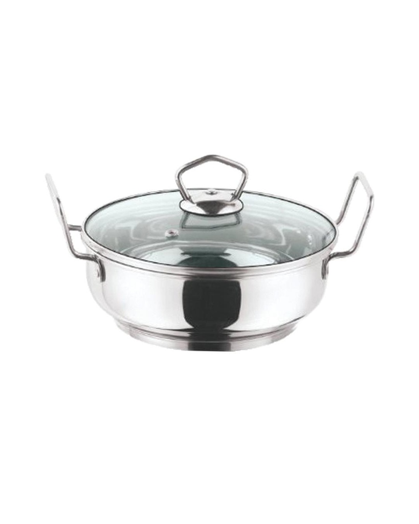 Stainless Steel Kadhai (9.5”)