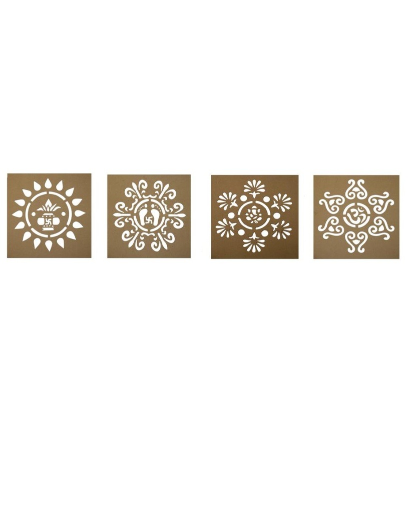 Wooden Stencils (18” X 18”) (Set of 4)