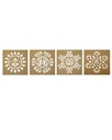 Wooden Stencils (24” X 24”) (Set of 4)