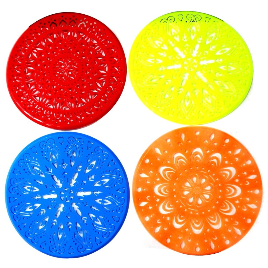 ROUND STRAINER STENCIL 12" ( SET OF 4 )