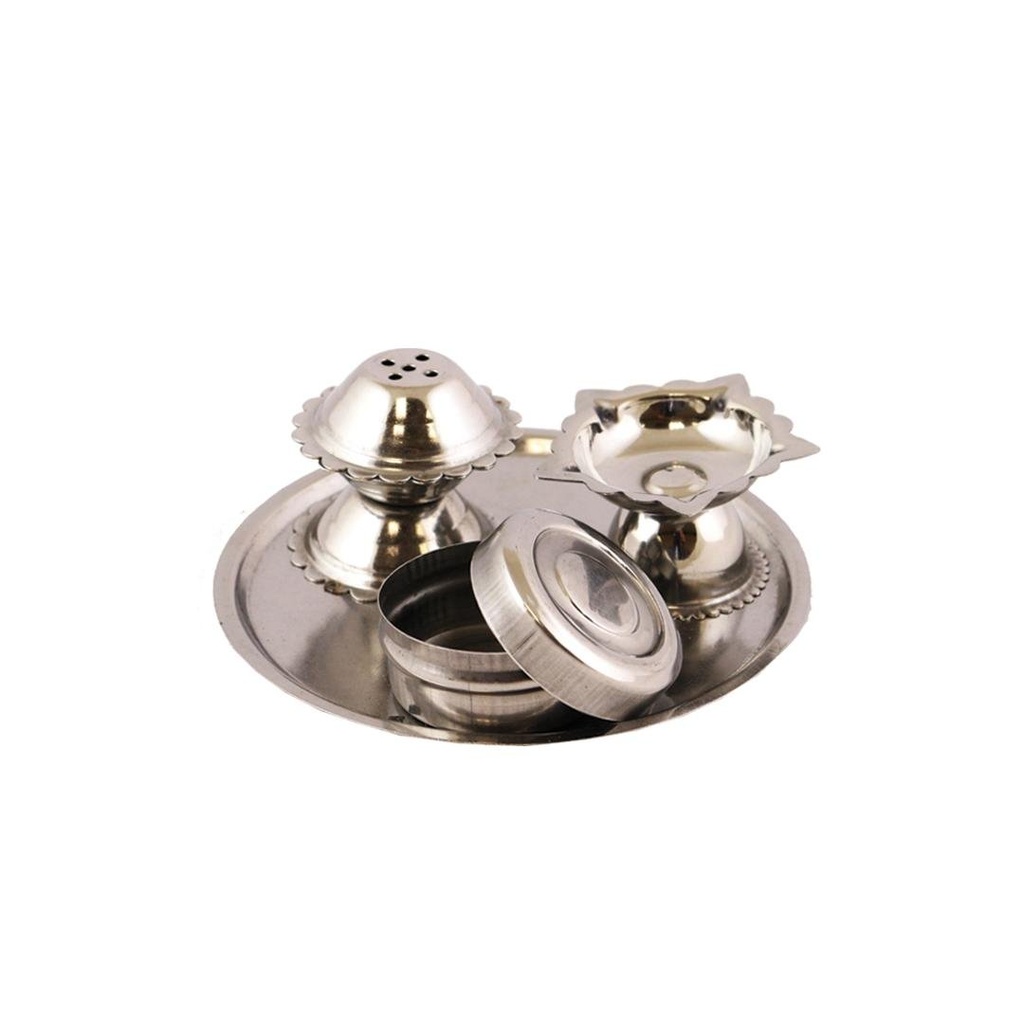 Aarti Diya Plate (3.5”)