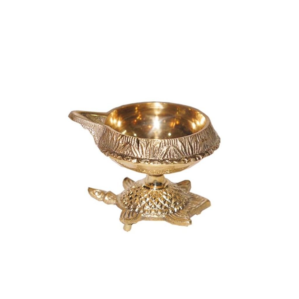 Diya With Turtle (3.25”)