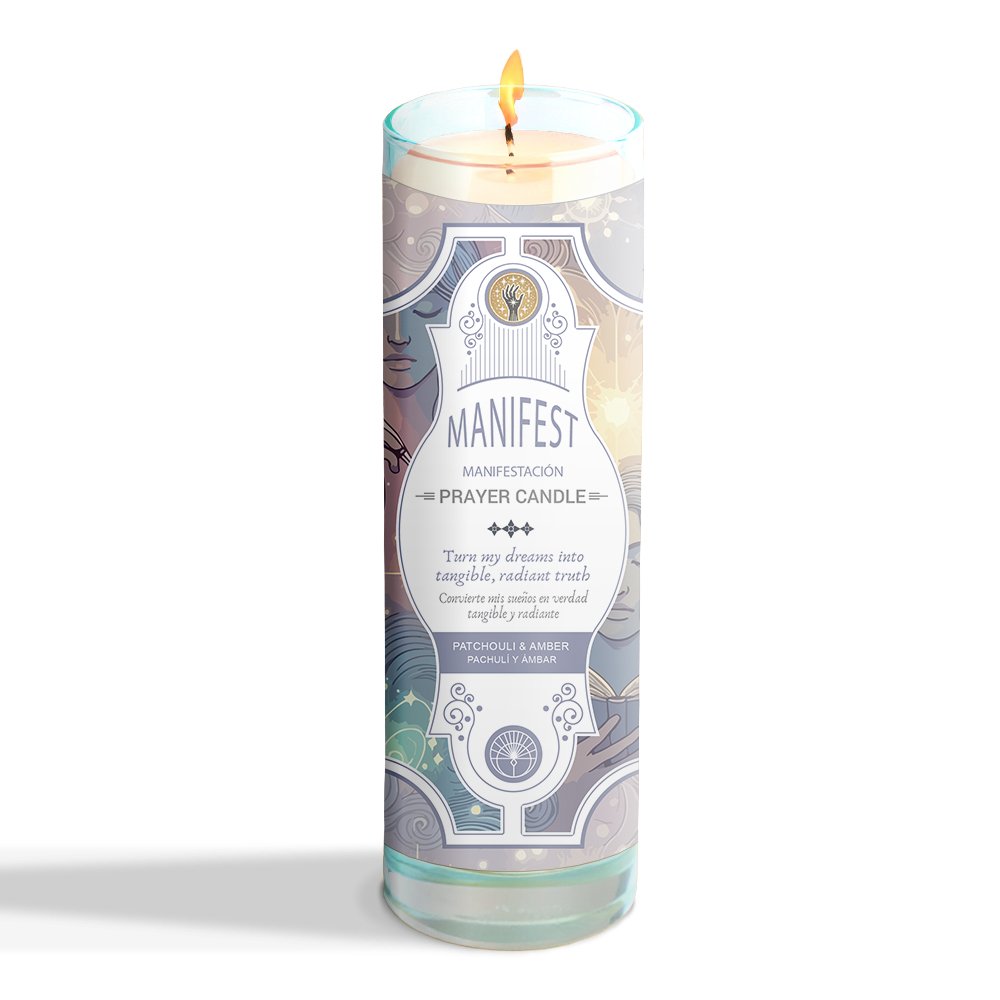 [14485] Manifest Prayer Candle – 7" x 2"