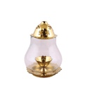Glass Akhand Diya (5”)