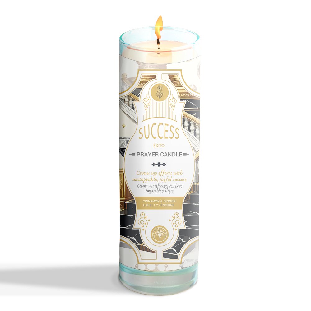 [14491] Success Prayer Candle – 7" x 2"