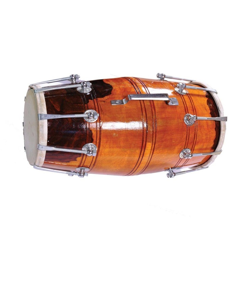 Professional Nuts & Bolts Dholak (17.5”) (Includes Carrying Cover)