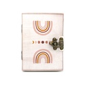 Bohemian Rainbow Blank Leather Journal