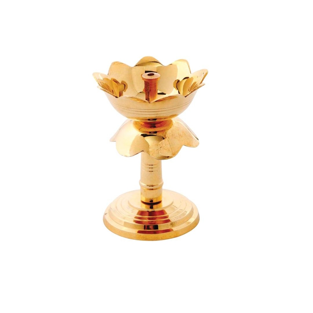 Long Akhand Diya (5”)