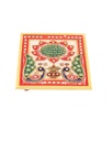 Marble Meenakari Bajot (6” x 6”)