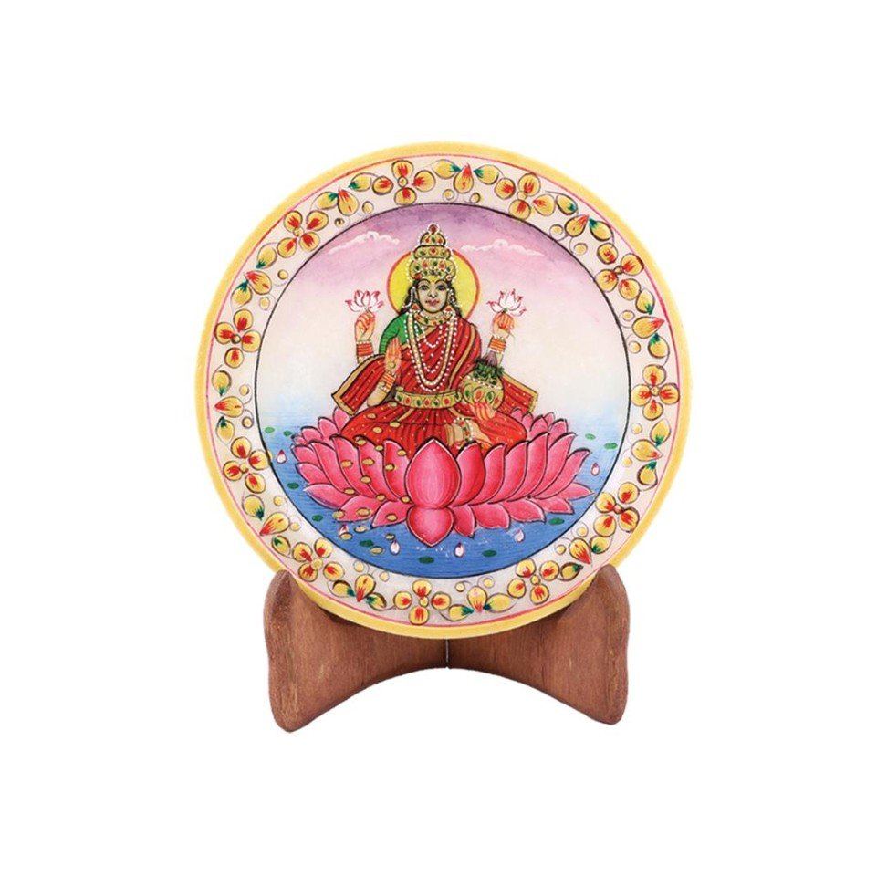 Marble Laxmi Plate 6”