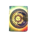 Cosmic Synergy Blank Leather Journal