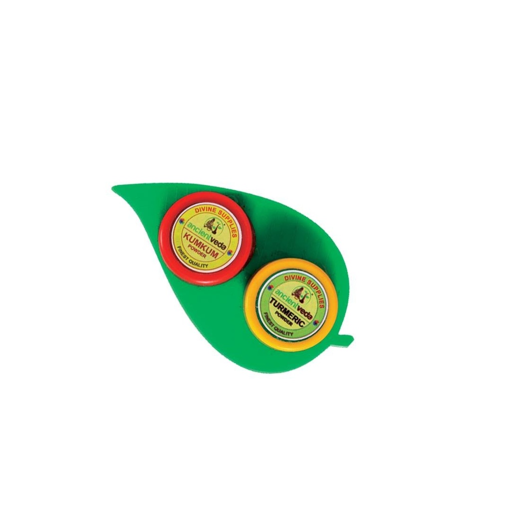 Haldi Kumkum Leaf Set – Big