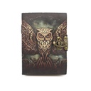 Wise Owl Blank Leather Journal