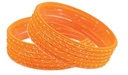Haldi Yellow Glass Bangles (Size; 2.8)PER DZ