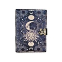 Celestial Bond Blank Leather Journal