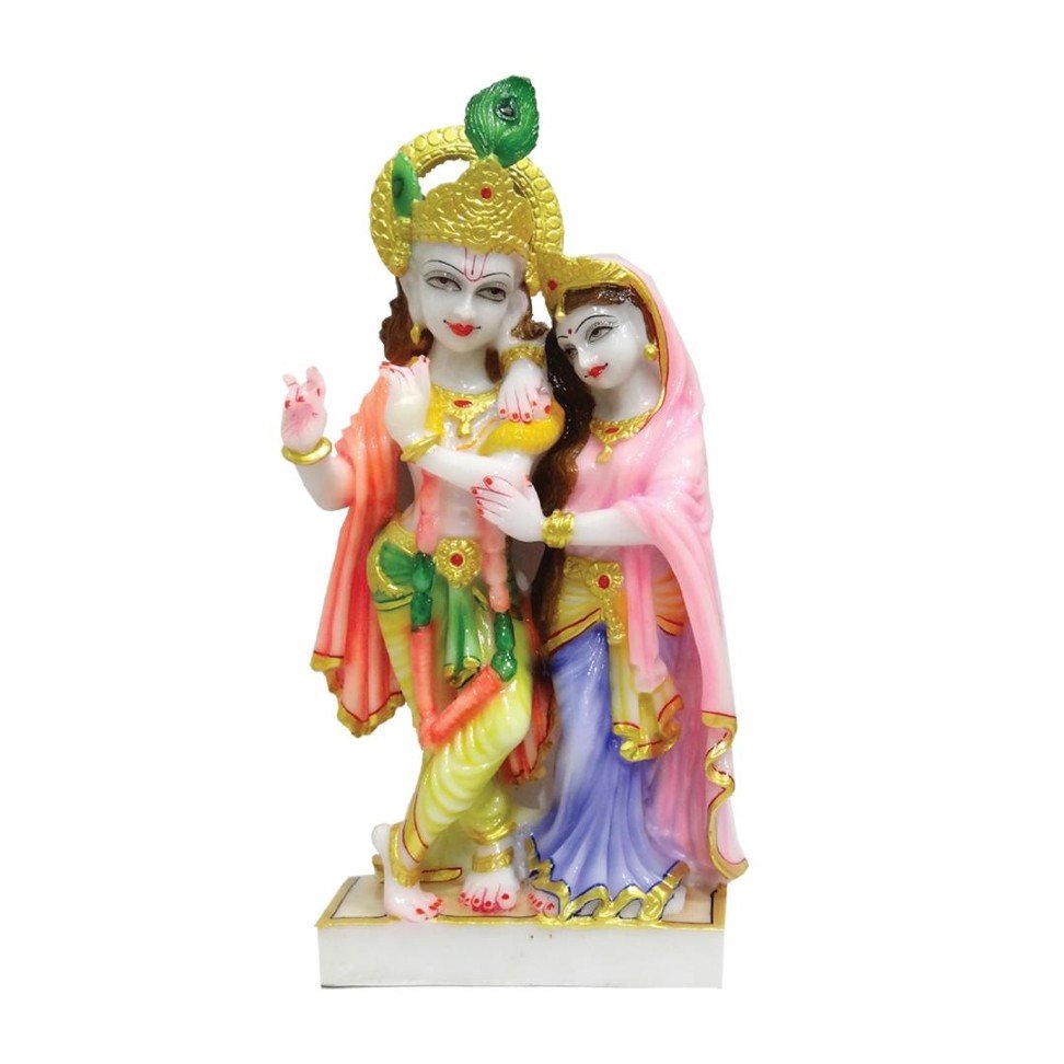 Marble Powder Radha Krishna 15”