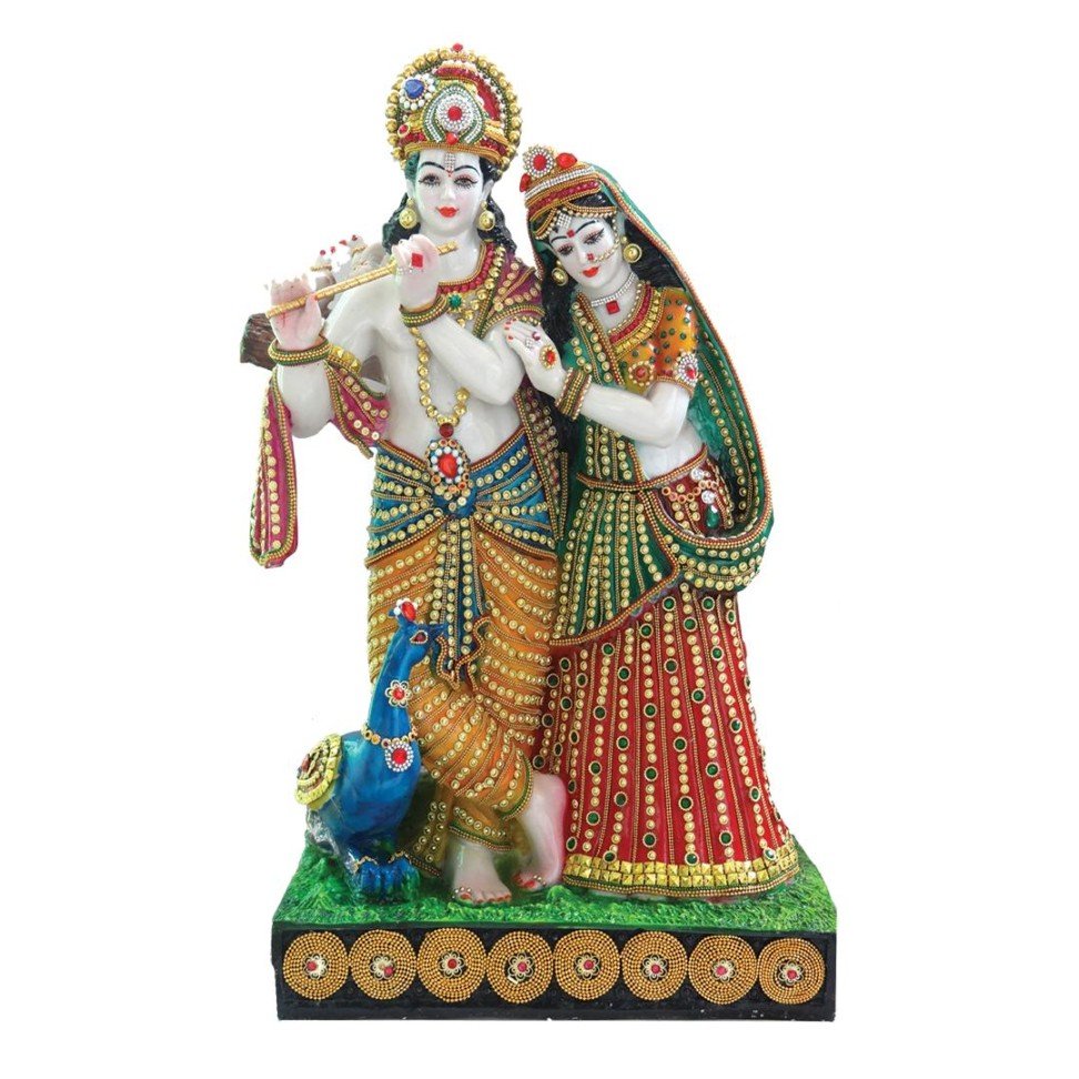 Decorated Radha Krishna 24”