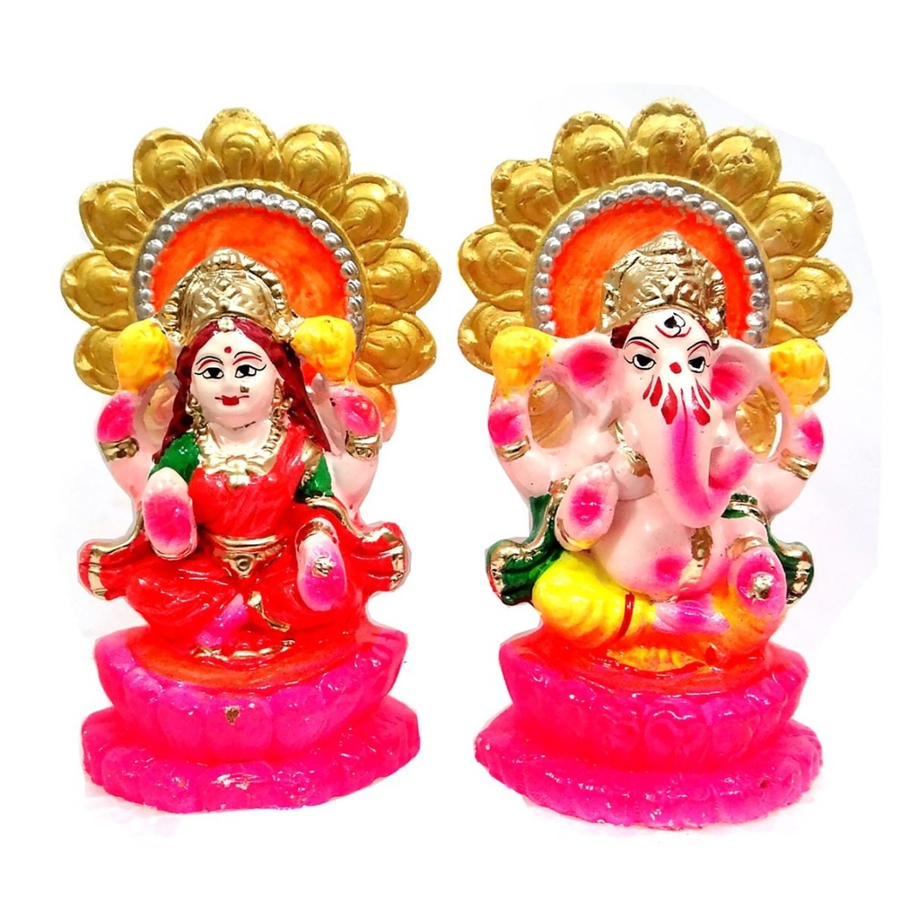 Mitti Laxmi Ganesh (6”)
