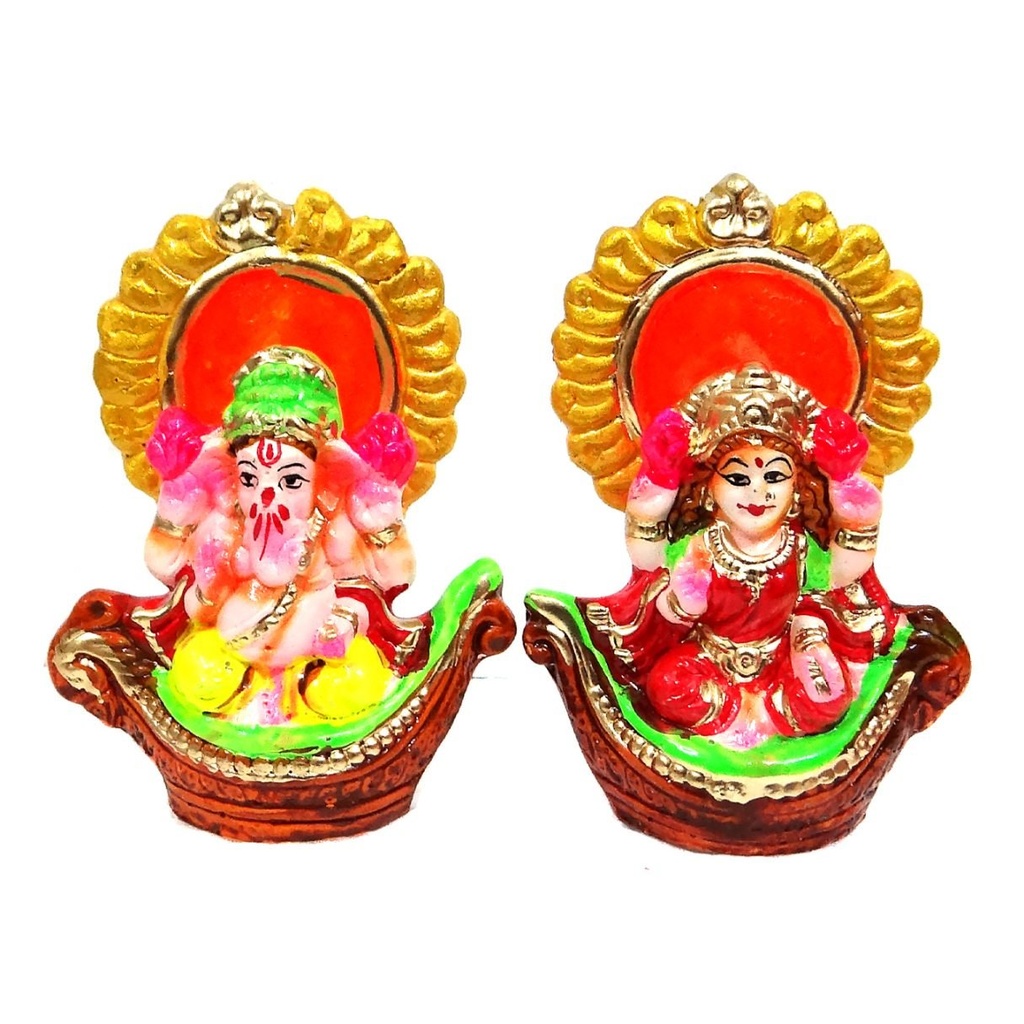 Mitti Laxmi Ganesh (8’’)