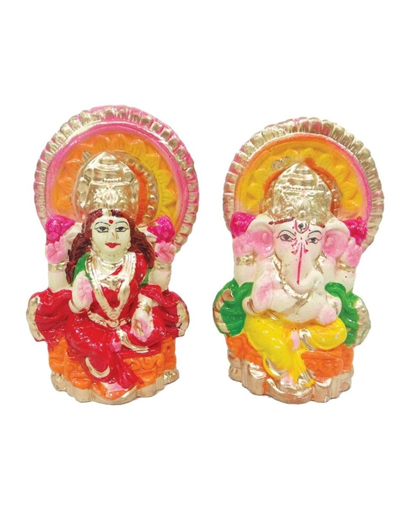 Mitti Laxmi Ganesh (4”)